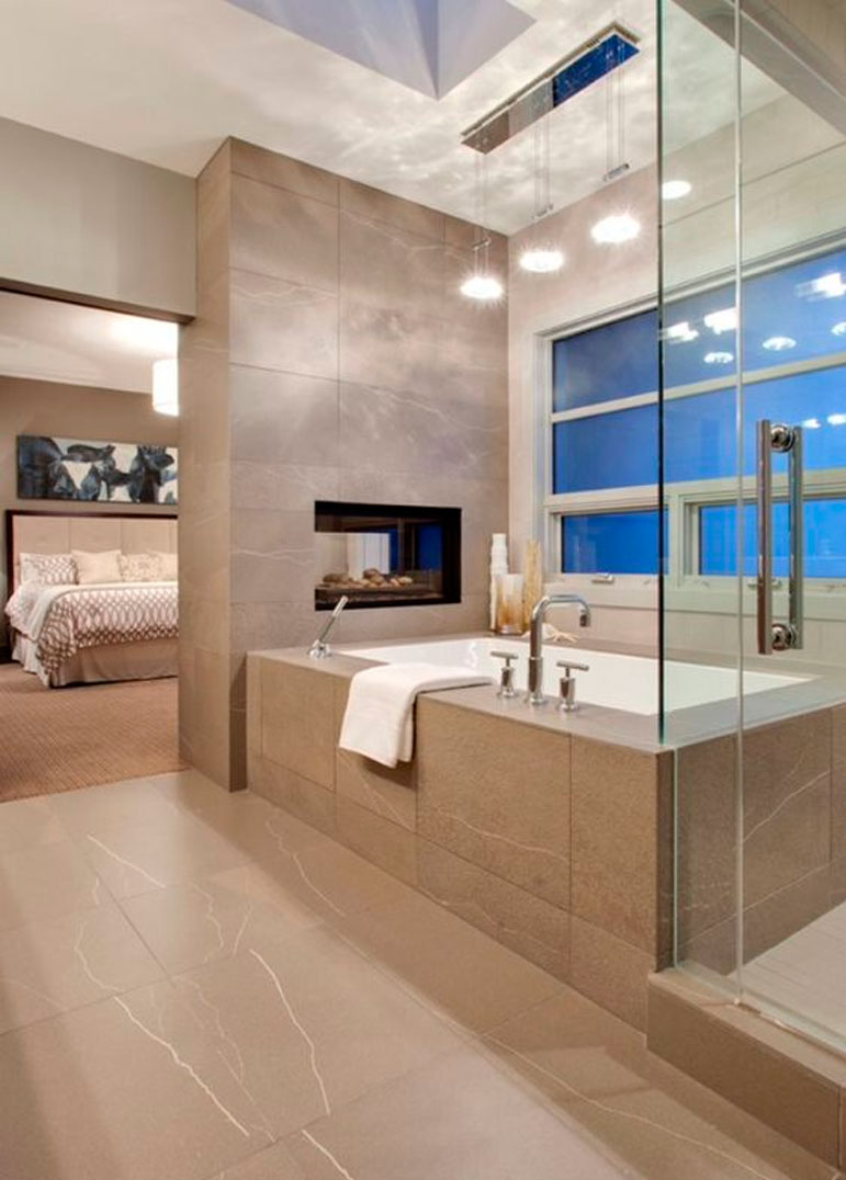 55 ideas de baños geniales. Diseño de interiores.