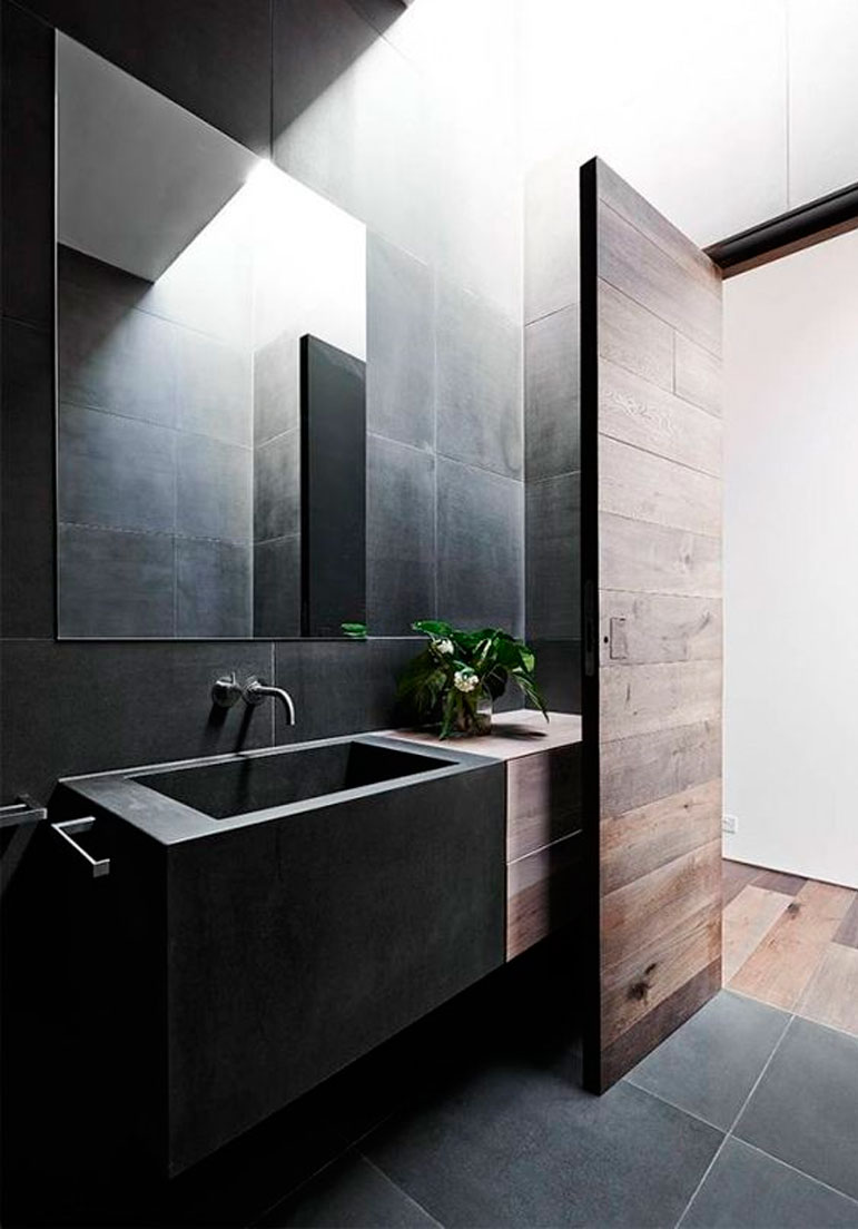 55 ideas de baños geniales. Diseño de interiores.