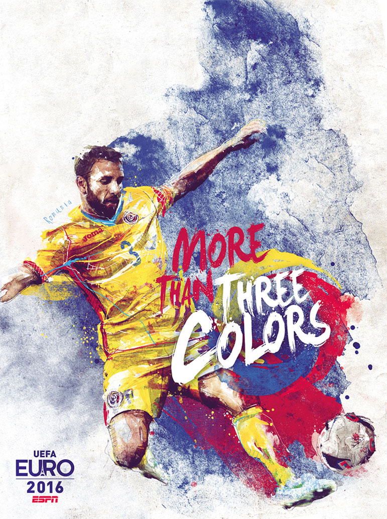 Diseño de carteles de la Eurocopa